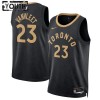 Camiseta Niños Toronto Raptors Fred Vanvleet 23 2022-23 Nike City Edition Negro Swingman